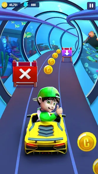 Взломанная Mini Car Runner — Racing Games (Мини Кар Раннер)  [МОД Menu] — последняя версия apk на Андроид screen 4