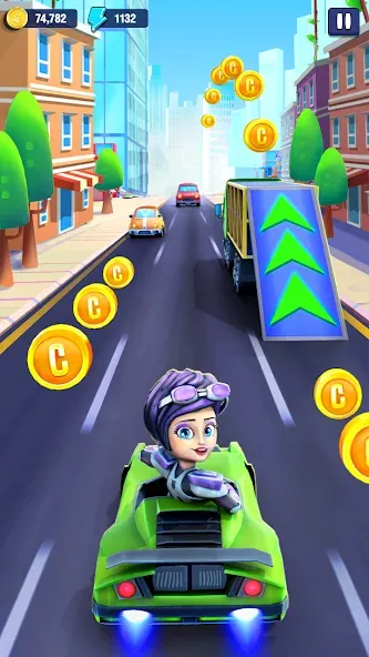 Взломанная Mini Car Runner — Racing Games (Мини Кар Раннер)  [МОД Menu] — последняя версия apk на Андроид screen 5