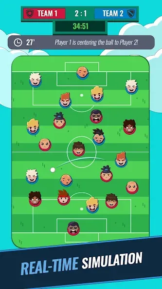 Скачать взлом Merge Football Manager: Soccer (Мерж Футбол Менеджер)  [МОД Unlocked] — последняя версия apk на Андроид screen 1