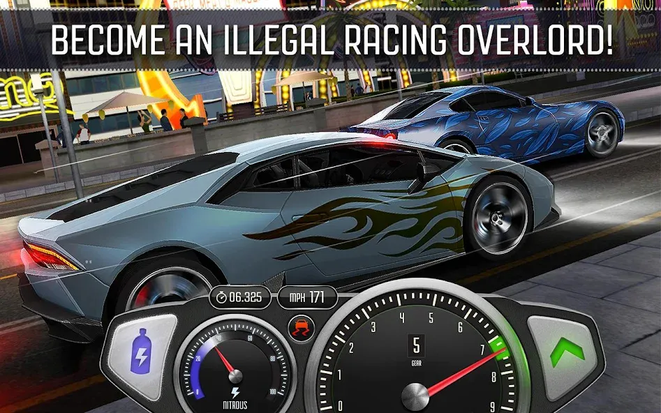 Скачать взлом TopSpeed: Drag & Fast Racing (Топ Спид)  [МОД Mega Pack] — стабильная версия apk на Андроид screen 4