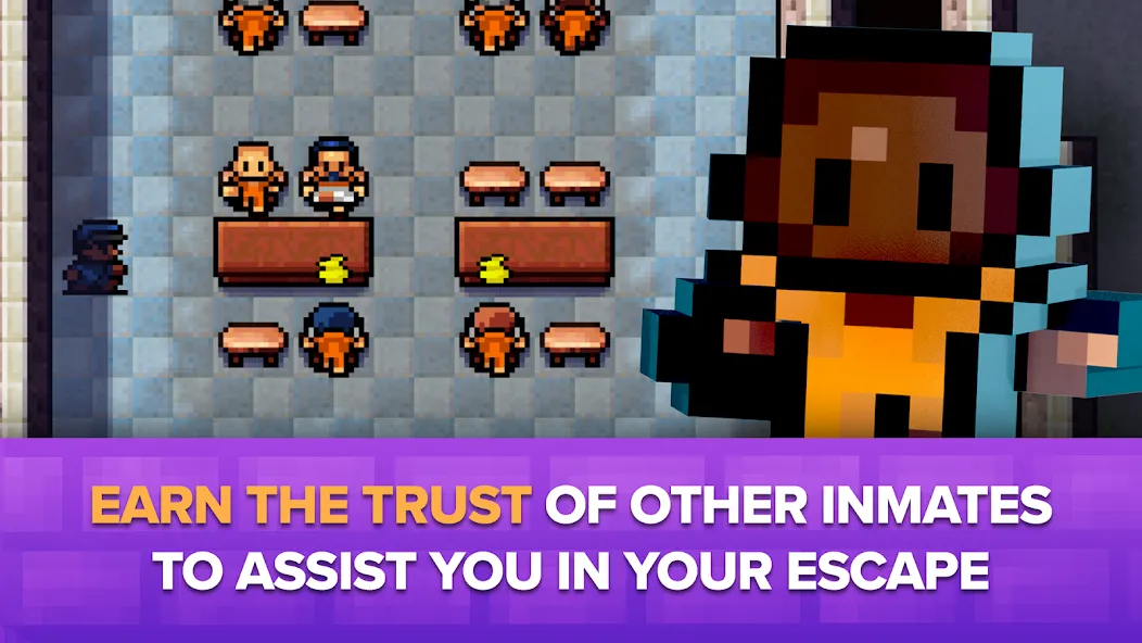 Взлом The Escapists: Prison Escape – (Зе Эскейпистс)  [МОД Все открыто] — полная версия apk на Андроид screen 4