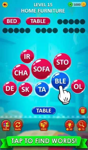 Взломанная Word Game 2024 — Word Connect (Ворд Гейм 2023)  [МОД Все открыто] — стабильная версия apk на Андроид screen 4