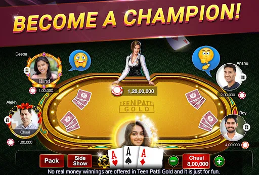 Скачать взломанную Teen Patti Gold, Rummy & Poker (Тин Патти Голд Кард Гейм)  [МОД Mega Pack] — полная версия apk на Андроид screen 1