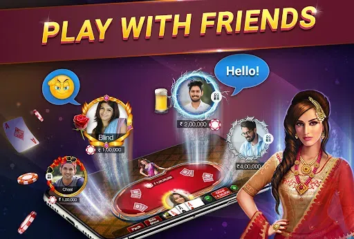 Скачать взломанную Teen Patti Gold, Rummy & Poker (Тин Патти Голд Кард Гейм)  [МОД Mega Pack] — полная версия apk на Андроид screen 5