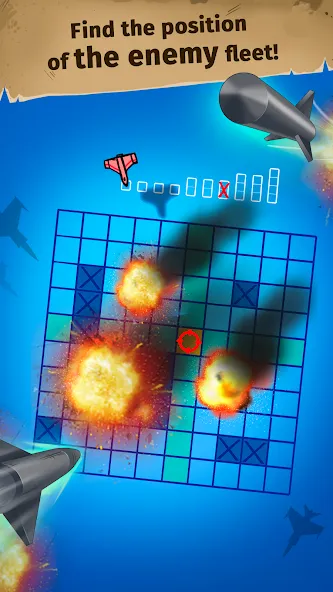 Скачать взлом Sink the Fleet — Sea War  [МОД Unlocked] — последняя версия apk на Андроид screen 2