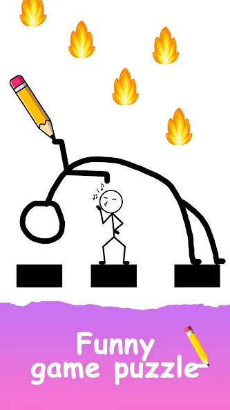 Скачать взлом Save The Stick: Draw 2 Save (эйв Зе Стикман)  [МОД Unlimited Money] — последняя версия apk на Андроид screen 3