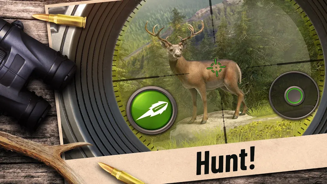 Скачать взломанную Hunting Clash: Shooting Games (Хантинг Клаш)  [МОД Все открыто] — полная версия apk на Андроид screen 1