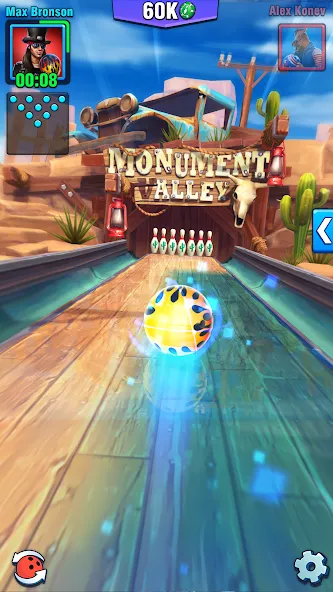 Взлом Bowling Crew — 3D bowling game  [МОД Menu] — стабильная версия apk на Андроид screen 1