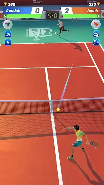 Взломанная Tennis Clash: Multiplayer Game (Теннис Клаш)  [МОД Все открыто] — последняя версия apk на Андроид screen 2