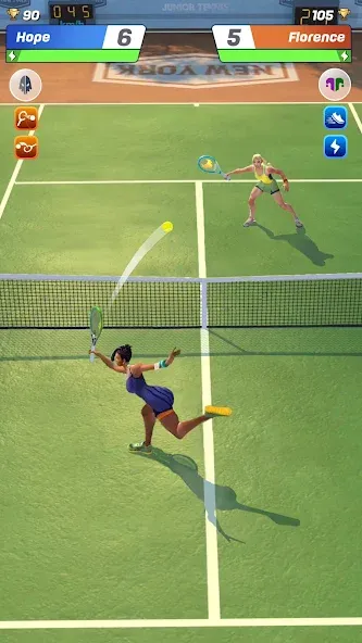 Взломанная Tennis Clash: Multiplayer Game (Теннис Клаш)  [МОД Все открыто] — последняя версия apk на Андроид screen 3