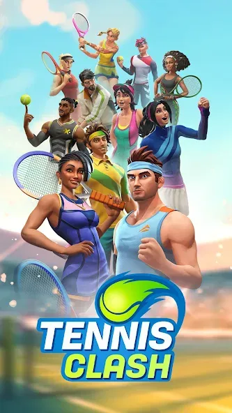 Взломанная Tennis Clash: Multiplayer Game (Теннис Клаш)  [МОД Все открыто] — последняя версия apk на Андроид screen 4