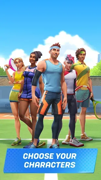 Взломанная Tennis Clash: Multiplayer Game (Теннис Клаш)  [МОД Все открыто] — последняя версия apk на Андроид screen 5