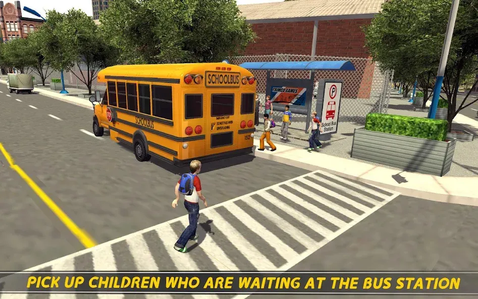 Взломанная School Bus 16  [МОД Menu] — последняя версия apk на Андроид screen 1