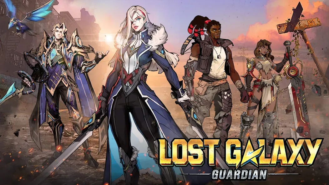 Взломанная Lost Galaxy: Guardian (Лост Гэлакси)  [МОД Unlocked] — стабильная версия apk на Андроид screen 1