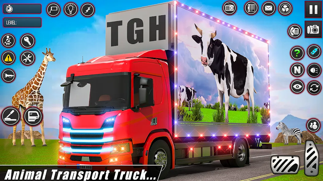 Взлом Animal Transport Driving Games (Домашний перевоз игры)  [МОД Menu] — стабильная версия apk на Андроид screen 4