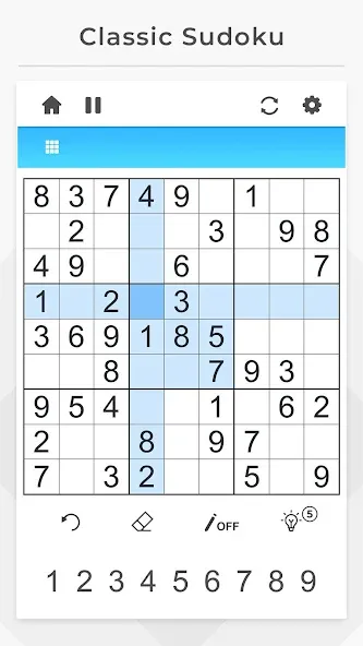 Взломанная Sudoku — Offline Games  [МОД Много монет] — полная версия apk на Андроид screen 1