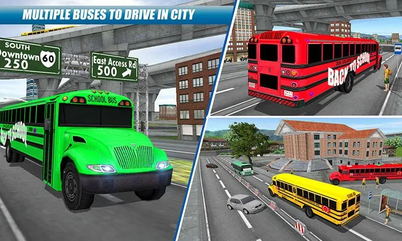 Взлом School Bus Driving Game  [МОД Unlimited Money] — стабильная версия apk на Андроид screen 4