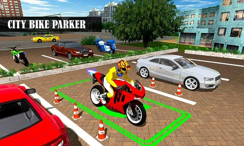 Взломанная Bike Parking Moto Driving Game (Ларонг Парадахан нг Бисиклета)  [МОД Бесконечные деньги] — полная версия apk на Андроид screen 1