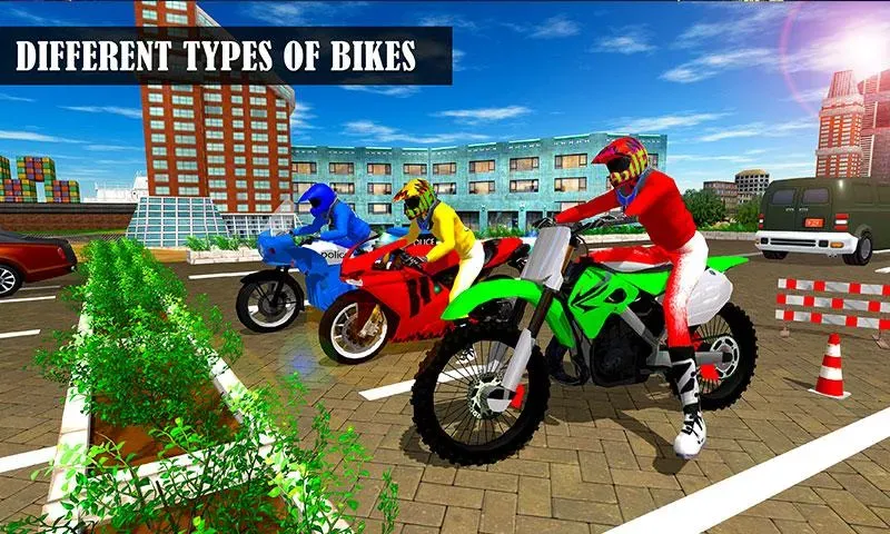 Взломанная Bike Parking Moto Driving Game (Ларонг Парадахан нг Бисиклета)  [МОД Бесконечные деньги] — полная версия apk на Андроид screen 2