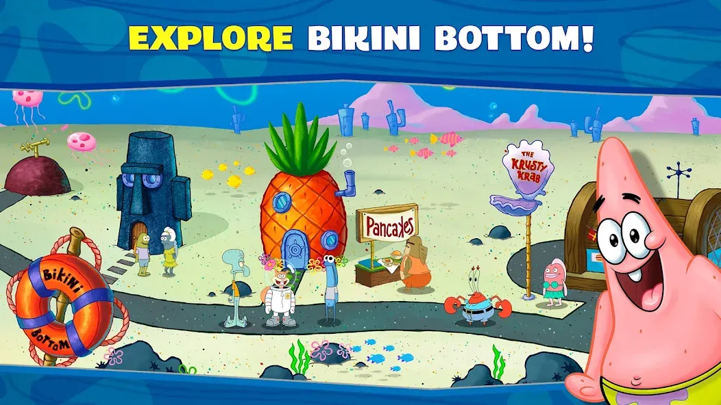 Скачать взлом SpongeBob: Krusty Cook-Off  [МОД Много монет] — полная версия apk на Андроид screen 4