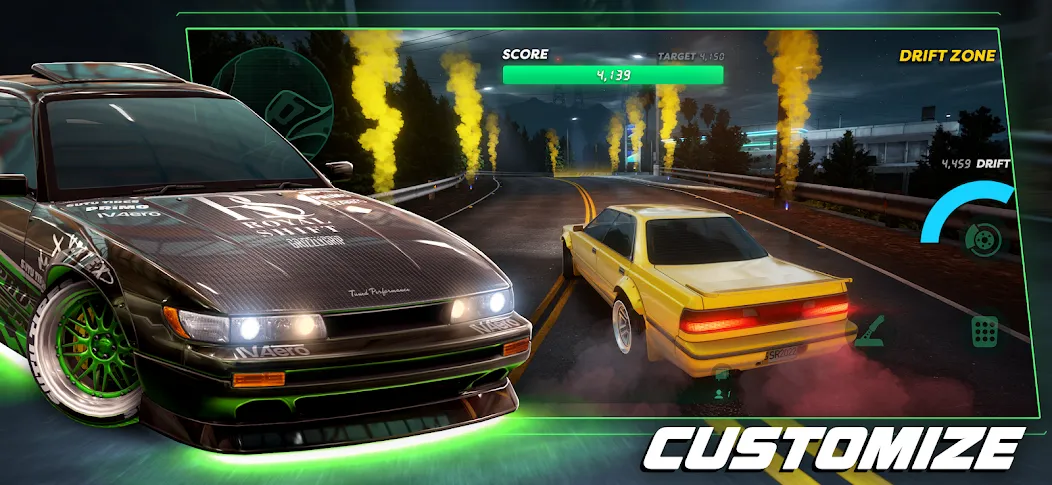 Взломанная Static Shift Racing (Статик Шифт Рейсинг)  [МОД Меню] — полная версия apk на Андроид screen 2