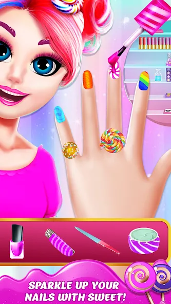 Скачать взлом DIY Candy Makeup-Beauty Salon (ДИУАИ Мейкап)  [МОД Menu] — последняя версия apk на Андроид screen 3