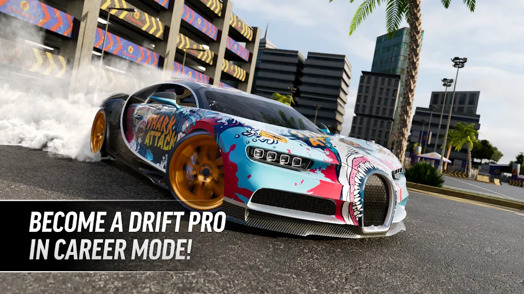 Скачать взломанную Drift Max Pro Car Racing Game (Дрифт Макс Про)  [МОД Много денег] — полная версия apk на Андроид screen 1