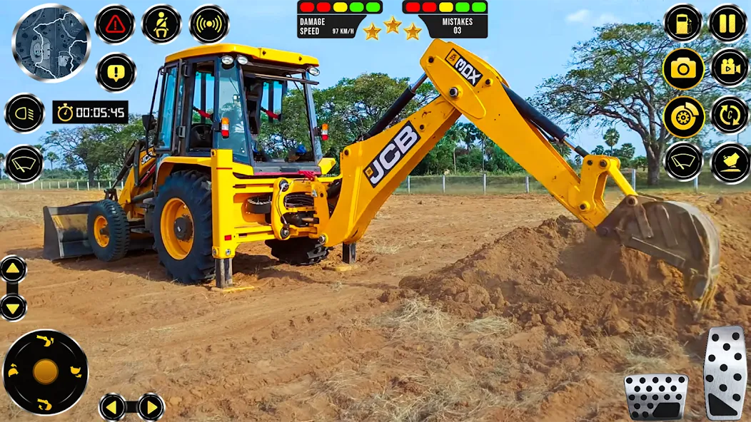 Взломанная JCB Excavator Construction 3D  [МОД Много монет] — стабильная версия apk на Андроид screen 2