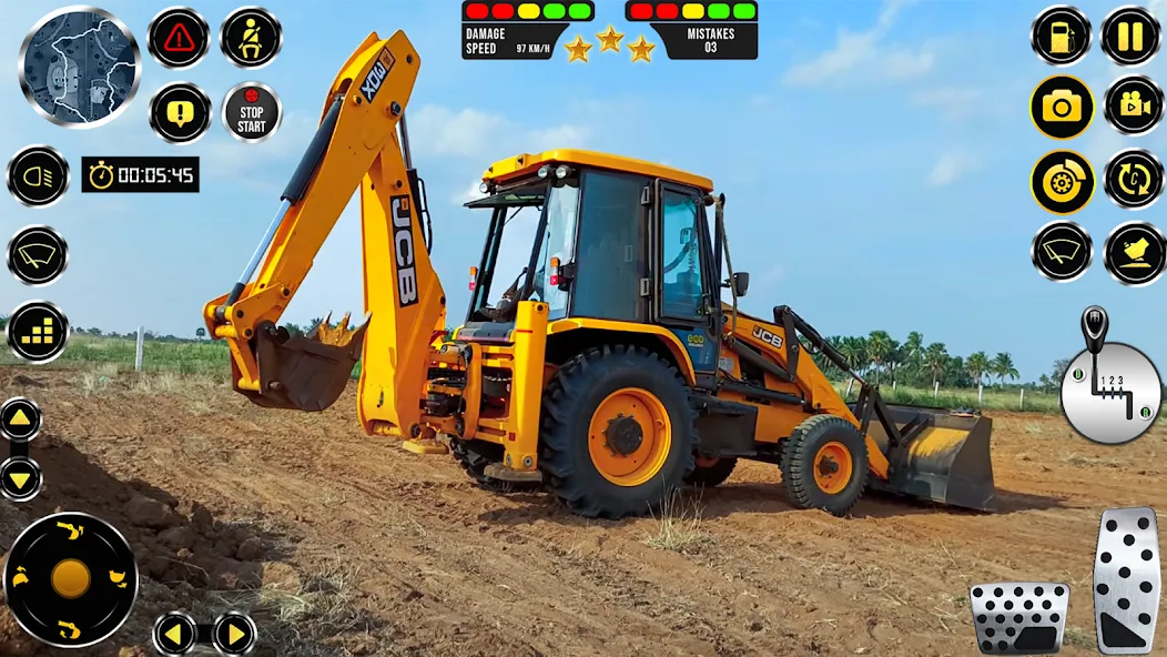 Взломанная JCB Excavator Construction 3D  [МОД Много монет] — стабильная версия apk на Андроид screen 3