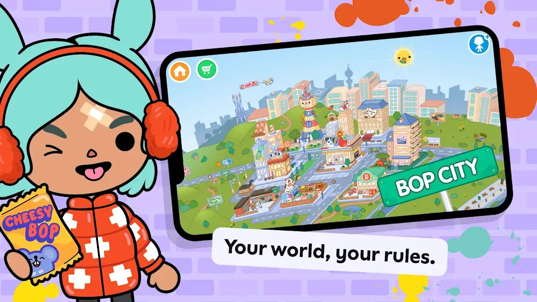 Взломанная Toca Boca World (Тока Лайф Ворлд)  [МОД Много монет] — полная версия apk на Андроид screen 1