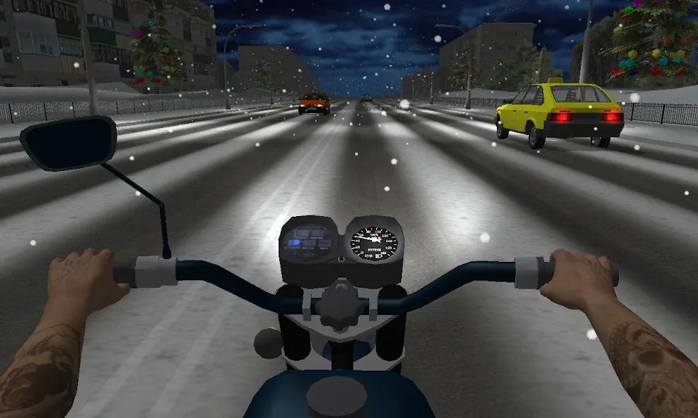 Скачать взломанную Russian Moto Traffic Rider 3D  [МОД Много монет] — стабильная версия apk на Андроид screen 5