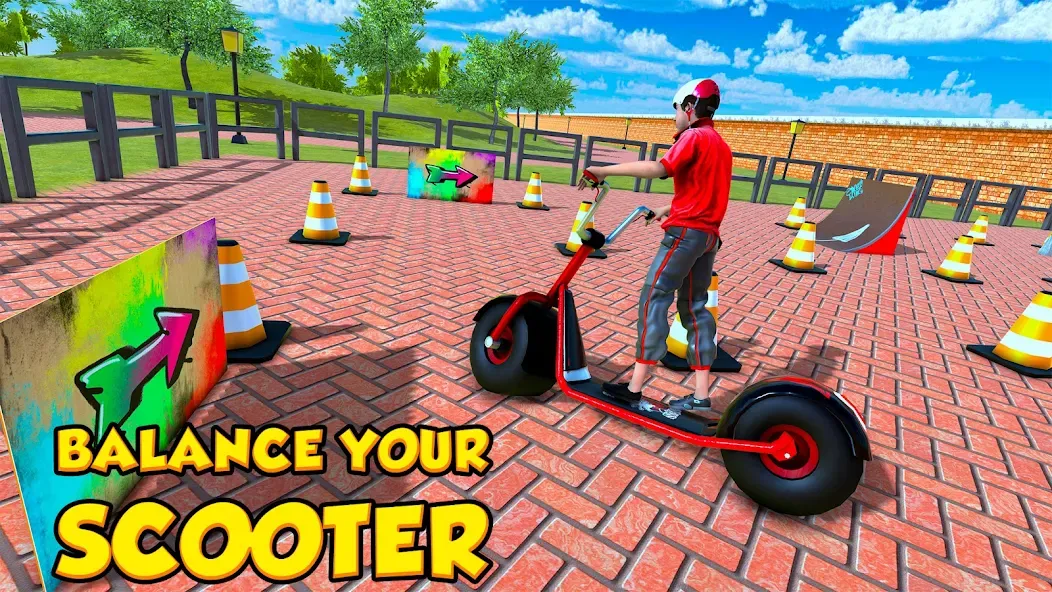 Скачать взломанную BMX Air Skate Scooter Tricks  [МОД Меню] — стабильная версия apk на Андроид screen 4