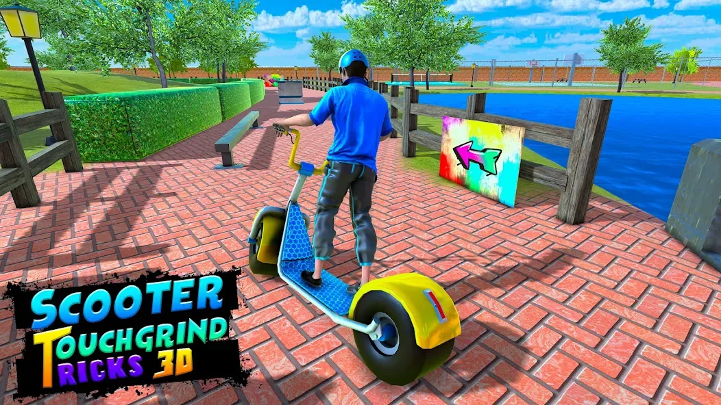 Скачать взломанную BMX Air Skate Scooter Tricks  [МОД Меню] — стабильная версия apk на Андроид screen 5