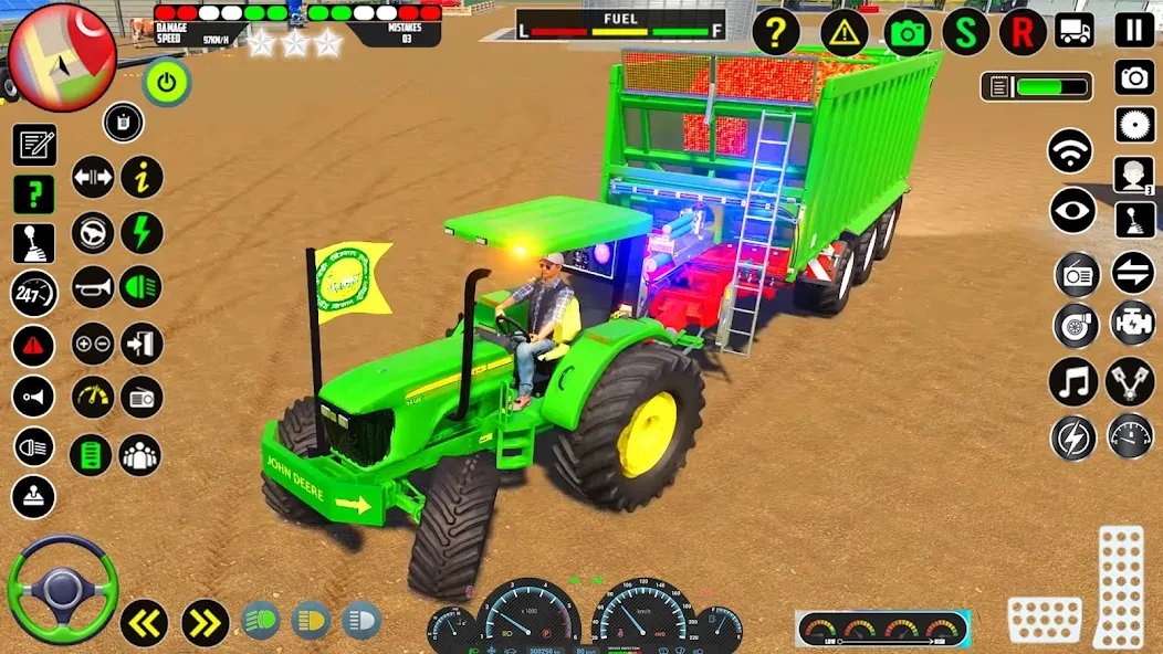 Взлом Tractor Farming Games 2023  [МОД Menu] — полная версия apk на Андроид screen 2