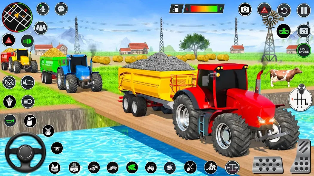 Скачать взлом Real Tractor Driving Games (Риал Трактор Драйвинг Геймс)  [МОД Бесконечные монеты] — стабильная версия apk на Андроид screen 1