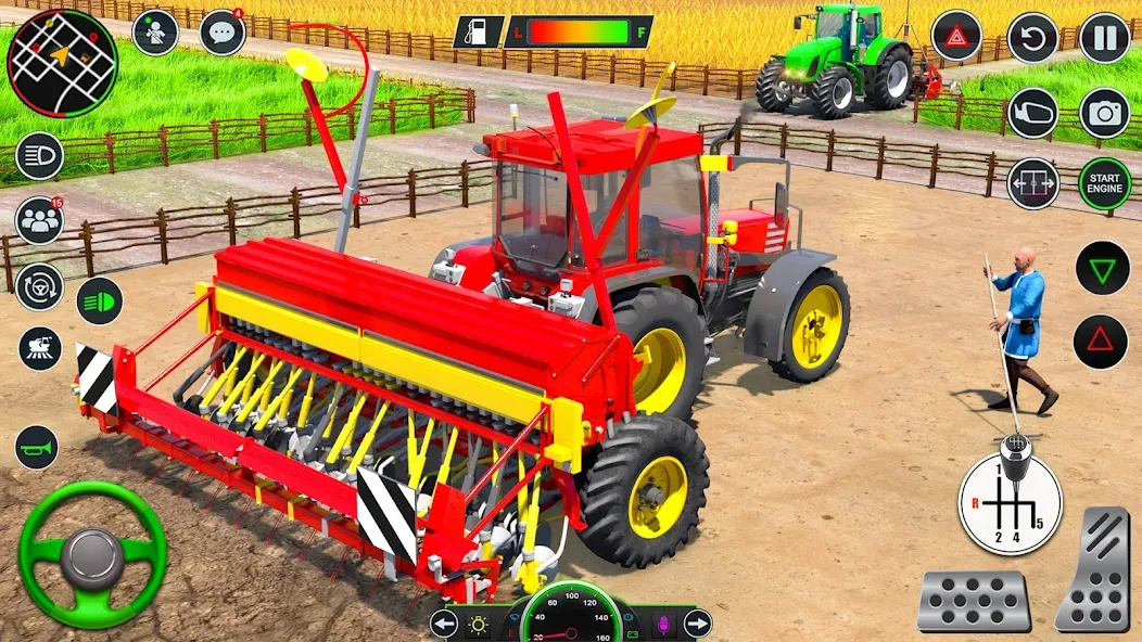 Скачать взлом Real Tractor Driving Games (Риал Трактор Драйвинг Геймс)  [МОД Бесконечные монеты] — стабильная версия apk на Андроид screen 2