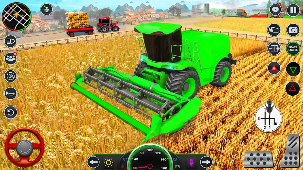 Скачать взлом Real Tractor Driving Games (Риал Трактор Драйвинг Геймс)  [МОД Бесконечные монеты] — стабильная версия apk на Андроид screen 3