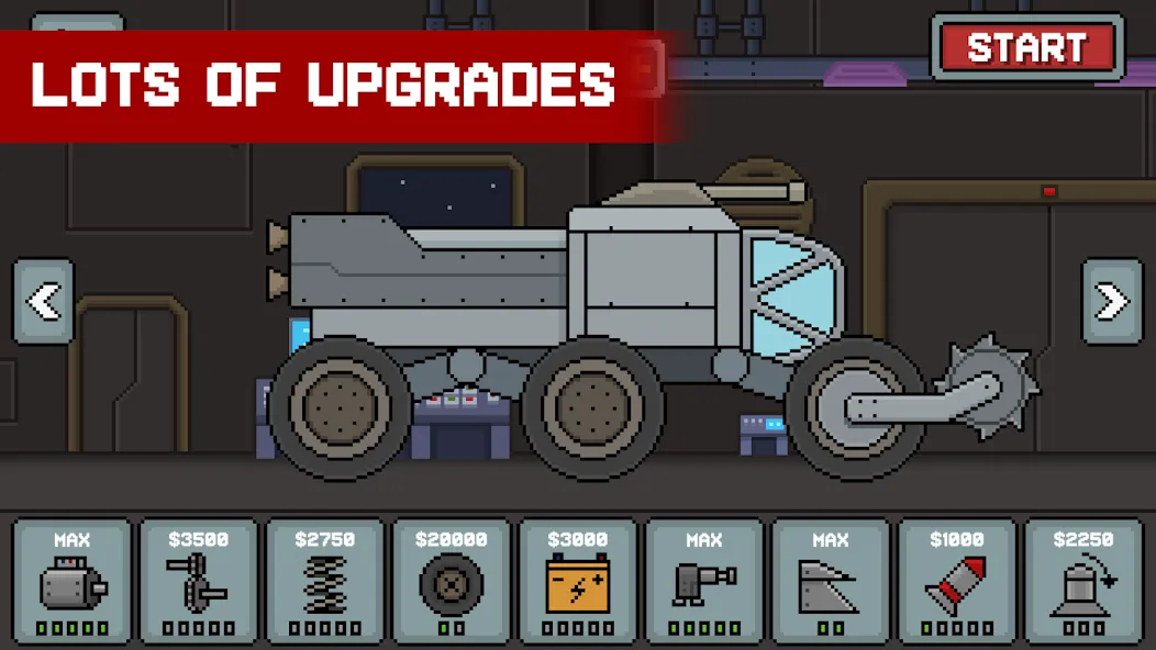 Взломанная Death Rover: Space Zombie Race (Дэт Ровер)  [МОД Unlimited Money] — полная версия apk на Андроид screen 1