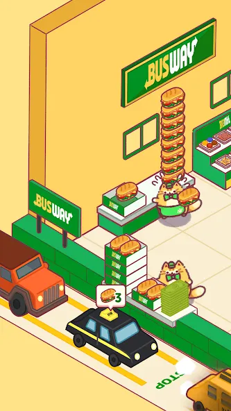 Взлом Cat Snack Bar: Cute Food Games (Кэт Снэк Бар)  [МОД Menu] — стабильная версия apk на Андроид screen 1