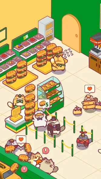 Взлом Cat Snack Bar: Cute Food Games (Кэт Снэк Бар)  [МОД Menu] — стабильная версия apk на Андроид screen 2