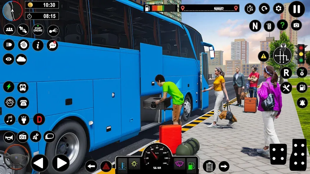 Скачать взломанную Coach Bus Games: Bus Simulator (Коуч Бас Геймс)  [МОД Unlocked] — последняя версия apk на Андроид screen 4