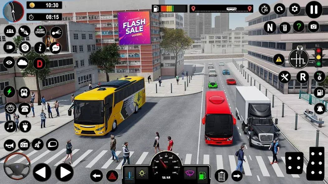 Скачать взломанную Coach Bus Games: Bus Simulator (Коуч Бас Геймс)  [МОД Unlocked] — последняя версия apk на Андроид screen 5