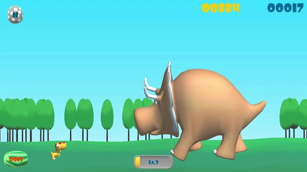 Скачать взлом Dinosaur Run (Динозавр Ран)  [МОД Menu] — последняя версия apk на Андроид screen 3