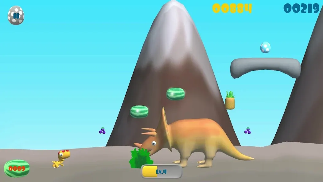 Скачать взлом Dinosaur Run (Динозавр Ран)  [МОД Menu] — последняя версия apk на Андроид screen 4