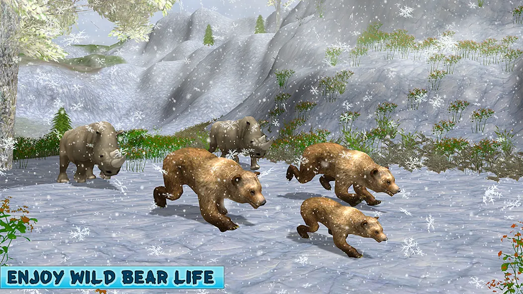 Скачать взломанную Polar Bear Family Survival  [МОД Все открыто] — стабильная версия apk на Андроид screen 5