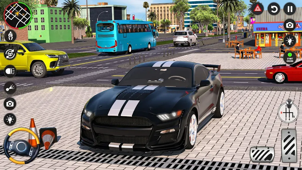 Скачать взломанную City Car Simulator & Car City  [МОД Mega Pack] — последняя версия apk на Андроид screen 1