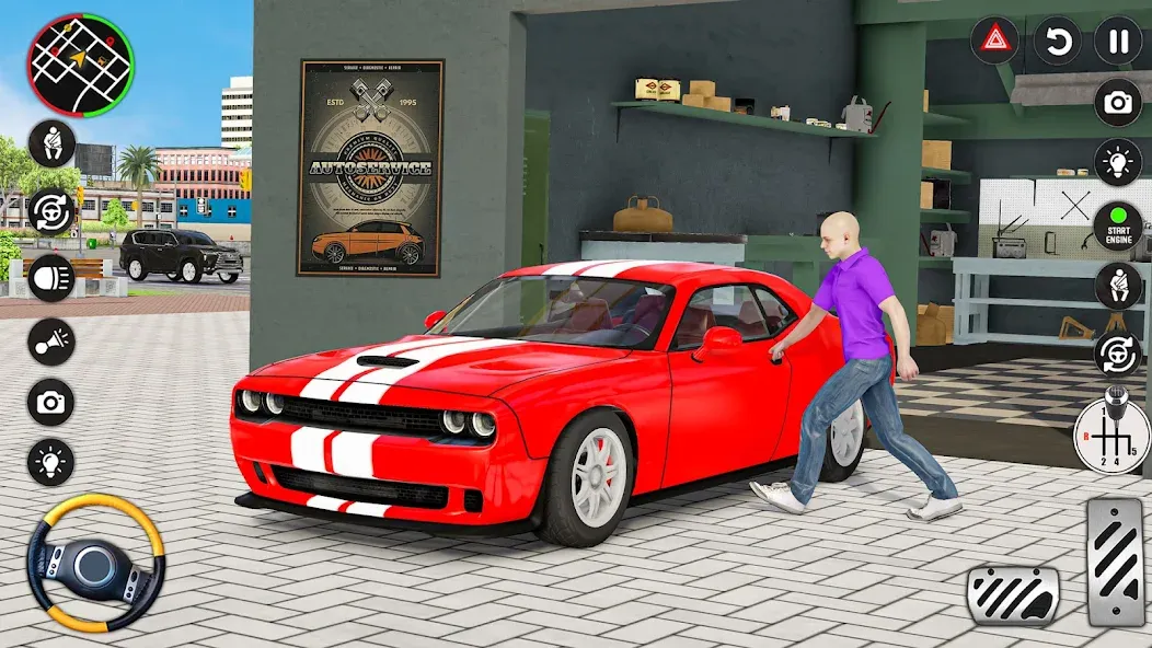 Скачать взломанную City Car Simulator & Car City  [МОД Mega Pack] — последняя версия apk на Андроид screen 2