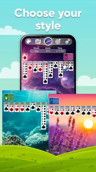 Скачать взлом Spider Solitaire (Спайдер Солитер)  [МОД Все открыто] — полная версия apk на Андроид screen 3