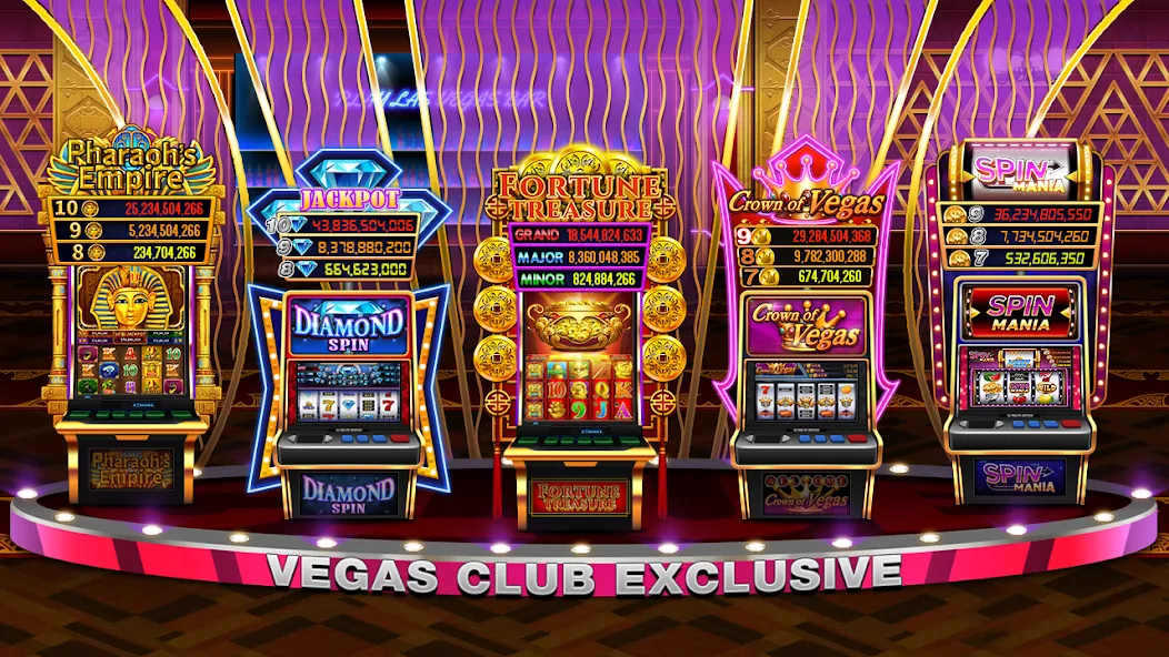 Скачать взломанную Play Las Vegas — Casino Slots (Плей Лас Вегас)  [МОД Все открыто] — последняя версия apk на Андроид screen 2