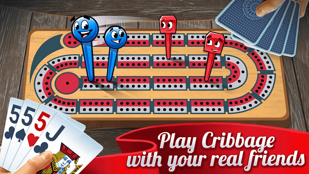 Скачать взломанную Ultimate Cribbage: Card Board (Ультимат Криббедж)  [МОД Меню] — стабильная версия apk на Андроид screen 1